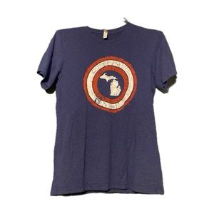 Captain America Michigan- Tee See Tee